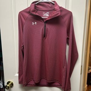 Under Armour Athletic 3/4 zip, size small.
